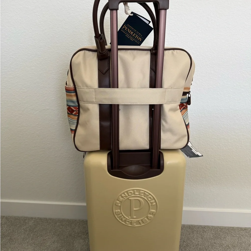 Pendleton Multi Color Mojave Luggage Set Carry On Spinner & Weekend Satchel! NEW - Picture 2 of 9